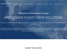 Tablet Screenshot of pas-aviation.aero